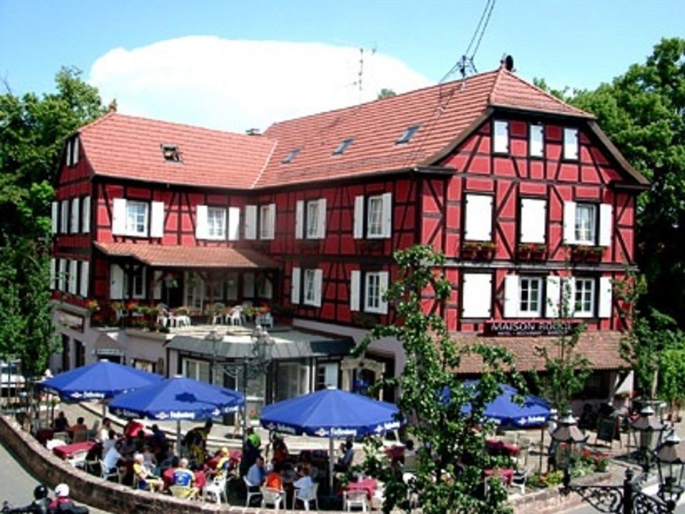 A La Maison Rouge Hotel & Restaurant Barr Esterno foto
